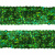 Тесьма с пайетками D4, шир. 20 мм/уп. 25+/-1 м, цвет зелёный - купить в Азове. Цена: 778.19 руб.