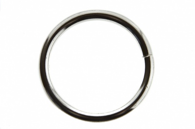 Кольцо металлическое d-38 мм, цв.-никель - купить в Азове. Цена: 4.89 руб.