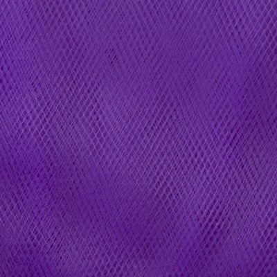 Фатин матовый 16-85, 12 гр/м2, шир.300см, цвет фиолетовый - купить в Азове. Цена 96.31 руб.