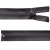 Молния водонепроницаемая PVC Т-7, 90 см, разъемная, цвет (301) т.серый - купить в Азове. Цена: 61.18 руб.
