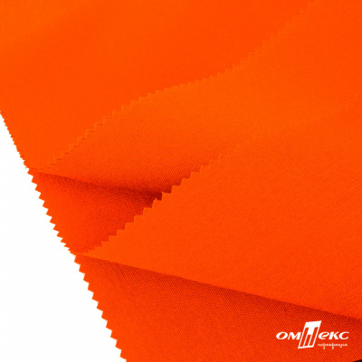 Ткань смесовая для спецодежды "Униформ" 17-1350, 200 гр/м2, шир.150 см, цвет люм.оранжевый - купить в Азове. Цена 138.73 руб.