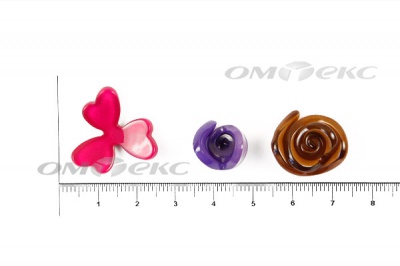 Украшение "Розы малые №1" 20мм - купить в Азове. Цена: 32.82 руб.