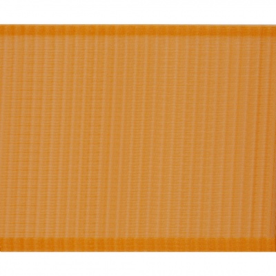 Лента капроновая "Гофре", шир. 110 мм/уп. 50 м, цвет оранжевый - купить в Азове. Цена: 26.93 руб.