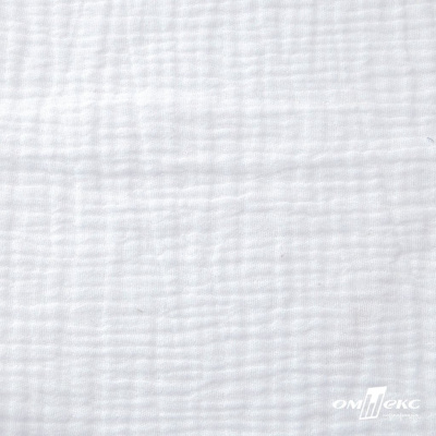 Ткань Муслин, 100% хлопок, 125 гр/м2, шир. 140 см #201 цв.(2)-белый - купить в Азове. Цена 464.97 руб.