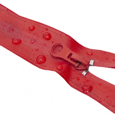 Молния водонепроницаемая PVC Т-7, 90 см, разъемная, цвет (820) красный - купить в Азове. Цена: 61.18 руб.