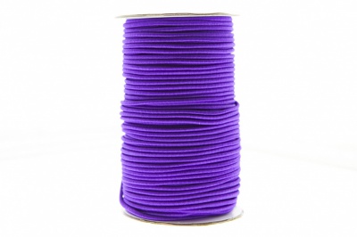0370-1301-Шнур эластичный 3 мм, (уп.100+/-1м), цв.175- фиолет - купить в Азове. Цена: 459.62 руб.