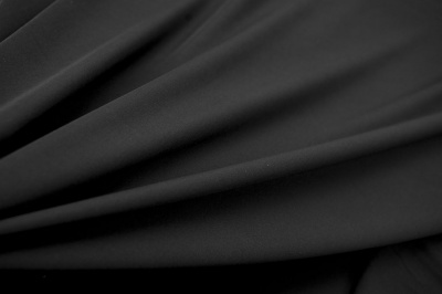 Костюмная ткань с вискозой "Флоренция", 195 гр/м2, шир.150см, цвет чёрный - купить в Азове. Цена 507.37 руб.
