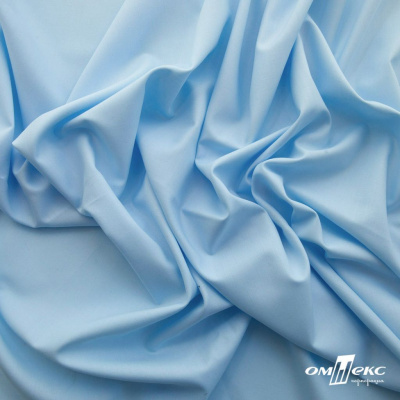 Ткань сорочечная Илер 100%полиэстр, 120 г/м2 ш.150 см, цв.голубой - купить в Азове. Цена 290.24 руб.