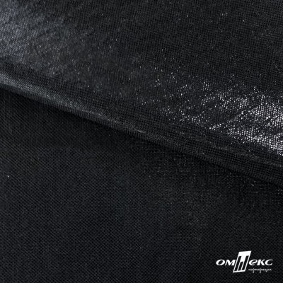 Трикотажное полотно голограмма, шир.140 см, #602 -чёрный/чёрный - купить в Азове. Цена 385.88 руб.
