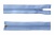 Спиральная молния Т5 351, 75 см, автомат, цвет св.голубой - купить в Азове. Цена: 16.28 руб.