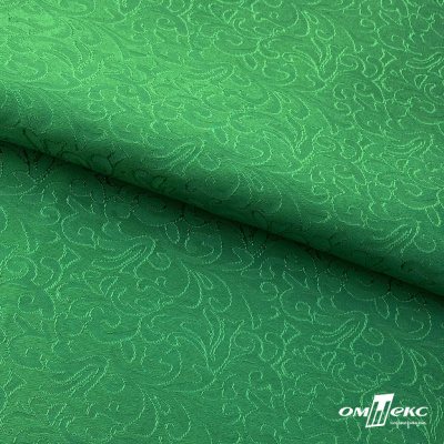 Ткань жаккард королевский, 100% полиэстр 180 г/м 2, шир.150 см, цв-зеленый - купить в Азове. Цена 293.39 руб.