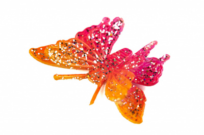 Бабочка декоративная пластиковая #10 - купить в Азове. Цена: 7.09 руб.