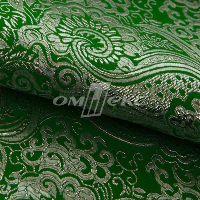Ткань костюмная жаккард №4, 140 гр/м2, шир.150см, цвет зелёный - купить в Азове. Цена 383.29 руб.