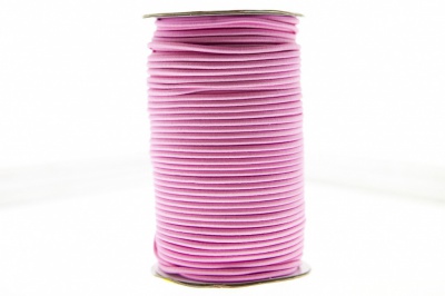 0370-1301-Шнур эластичный 3 мм, (уп.100+/-1м), цв.141- розовый - купить в Азове. Цена: 459.62 руб.