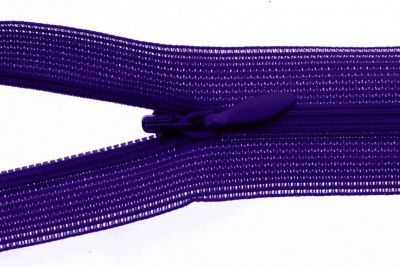 Молния потайная Т3 866, 50 см, капрон, цвет фиолетовый - купить в Азове. Цена: 8.62 руб.