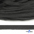 Шнур плетеный d-8 мм плоский, 70% хлопок 30% полиэстер, уп.85+/-1 м, цв.1026-серый - купить в Азове. Цена: 735 руб.