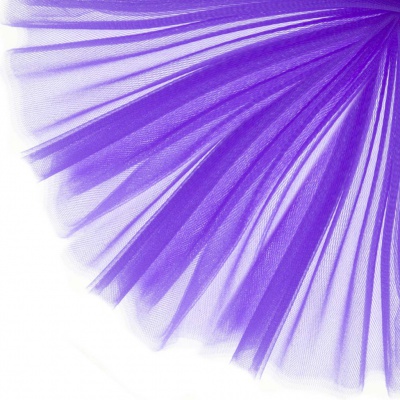 Фатин блестящий 16-85, 12 гр/м2, шир.300см, цвет фиолетовый - купить в Азове. Цена 109.72 руб.