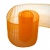 Лента капроновая "Гофре", шир. 110 мм/уп. 50 м, цвет оранжевый - купить в Азове. Цена: 26.93 руб.