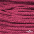 Шнур плетеный d-6 мм, 70% хлопок 30% полиэстер, уп.90+/-1 м, цв.1068-фуксия - купить в Азове. Цена: 588 руб.