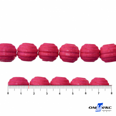 0309-Бусины деревянные "ОмТекс", 16 мм, упак.50+/-3шт, цв.023-розовый - купить в Азове. Цена: 62.22 руб.