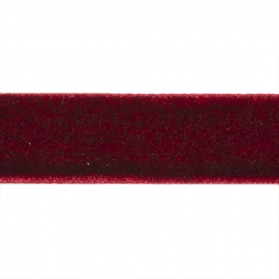 Лента бархатная нейлон, шир.12 мм, (упак. 45,7м), цв.240-бордо - купить в Азове. Цена: 392 руб.