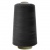 Швейные нитки (армированные) 28S/2, нам. 2 500 м, цвет чёрный - купить в Азове. Цена: 139.91 руб.