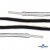 Шнурки #4-27, круглые 130 см, двухцветные (черно/белый) - купить в Азове. Цена: 47.04 руб.