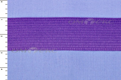 Окантовочная тесьма №0225, шир. 22 мм (в упак. 100 м), цвет фиолет - купить в Азове. Цена: 271.60 руб.