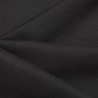 Ткань костюмная 21010 2044, 225 гр/м2, шир.150см, цвет черный - купить в Азове. Цена 394.71 руб.