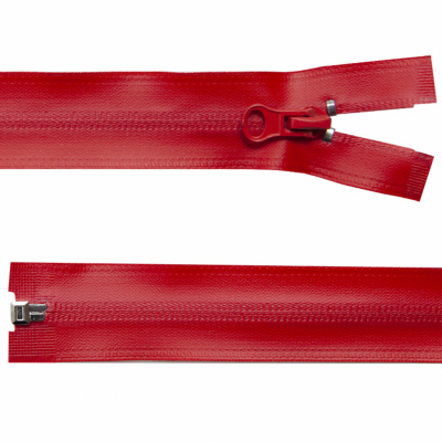 Молния водонепроницаемая PVC Т-7, 60 см, разъемная, цвет (820) красный - купить в Азове. Цена: 49.39 руб.