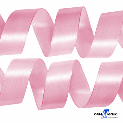 050-нежно-розовый Лента атласная упаковочная (В) 85+/-5гр/м2, шир.50 мм (1/2), 25+/-1 м - купить в Азове. Цена: 120.46 руб.