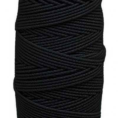 Нитка - резинка Спандекс 25 м (уп-10шт)-чёрные - купить в Азове. Цена: 36.02 руб.