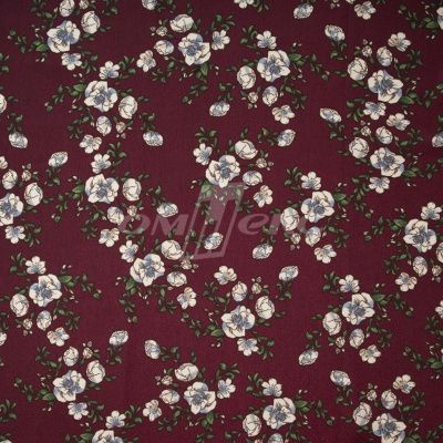 Плательная ткань "Фламенко" 3.3, 80 гр/м2, шир.150 см, принт растительный - купить в Азове. Цена 317.46 руб.