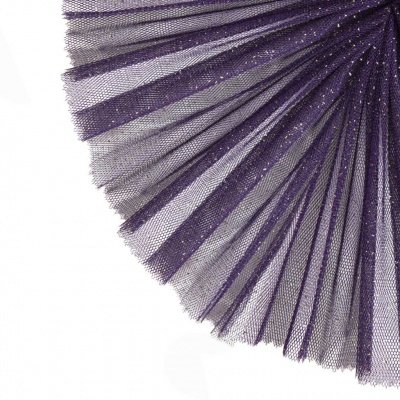 Сетка Глиттер, 24 г/м2, шир.145 см., пурпурный - купить в Азове. Цена 117.24 руб.