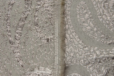 Ткань костюмная жаккард, 135 гр/м2, шир.150см, цвет белый№19 - купить в Азове. Цена 441.94 руб.