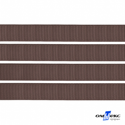 Репсовая лента 005, шир. 6 мм/уп. 50+/-1 м, цвет коричневый - купить в Азове. Цена: 88.45 руб.