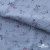 Ткань Муслин принт, 100% хлопок, 125 гр/м2, шир. 140 см, #2308 цв. 69 серо-голубой с цветком - купить в Азове. Цена 413.11 руб.