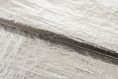 Текстильный материал "Диско"#1805 с покрытием РЕТ, 40гр/м2, 100% полиэстер, цв.2-серебро - купить в Азове. Цена 444.86 руб.