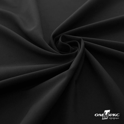 Плательная ткань "Невада", 120 гр/м2, шир.150 см, цвет чёрный - купить в Азове. Цена 254.22 руб.