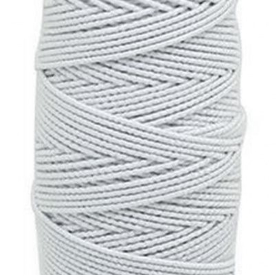 Нитка - резинка Спандекс 25 м (уп-10шт)-белые - купить в Азове. Цена: 35.65 руб.