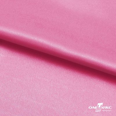 Поли креп-сатин 15-2215, 125 (+/-5) гр/м2, шир.150см, цвет розовый - купить в Азове. Цена 155.57 руб.