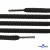 Шнурки #106-09, круглые 130 см, цв.чёрный - купить в Азове. Цена: 21.92 руб.