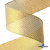 Лента металлизированная "ОмТекс", 50 мм/уп.22,8+/-0,5м, цв.- золото - купить в Азове. Цена: 149.71 руб.