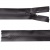 Молния водонепроницаемая PVC Т-7, 20 см, неразъемная, цвет (301)-т.серый - купить в Азове. Цена: 21.56 руб.