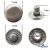 Кнопка металлическая "Альфа" с пружиной, 15 мм (уп. 720+/-20 шт), цвет никель - купить в Азове. Цена: 1 466.73 руб.