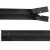 Молния водонепроницаемая PVC Т-7, 18 см, неразъемная, цвет чёрный - купить в Азове. Цена: 21.20 руб.