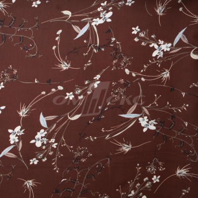 Плательная ткань "Фламенко" 2.2, 80 гр/м2, шир.150 см, принт растительный - купить в Азове. Цена 239.03 руб.