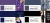 Костюмная ткань "Элис" 18-3921, 200 гр/м2, шир.150см, цвет голубика - купить в Азове. Цена 306.20 руб.