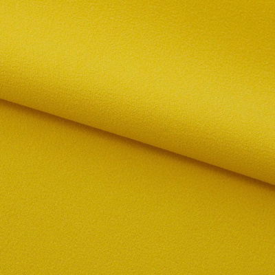 Креп стрейч Амузен 14-0756, 85 гр/м2, шир.150см, цвет жёлтый - купить в Азове. Цена 194.07 руб.