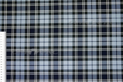 Ткань костюмная клетка Т7274 2004, 220 гр/м2, шир.150см, цвет т.синий/гол/бел - купить в Азове. Цена 